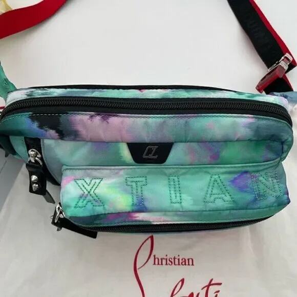 Unisex, Christian, Louboutin, loubideal adjustable belt bag made in Italy - Picture 9 of 9